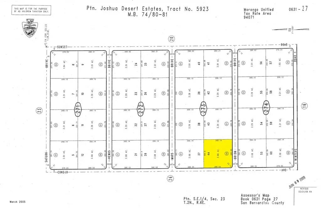 61530 Orion, Joshua Tree, CA 92252
