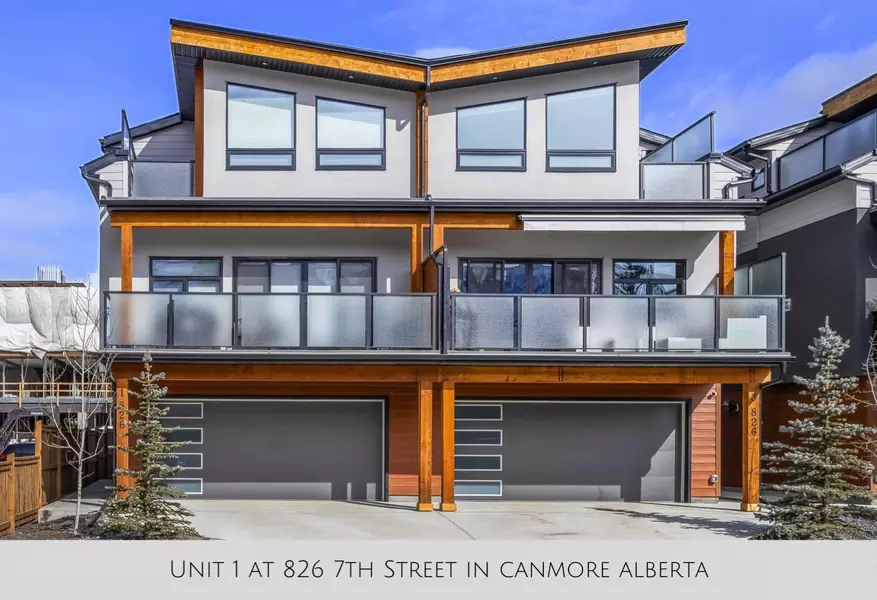 826 7th ST #1, Canmore, AB T1W 2C8