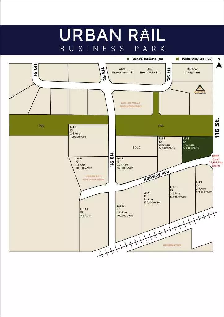 Grande Prairie, AB T8W 0C7,11602 Railway AVE #Lot 1