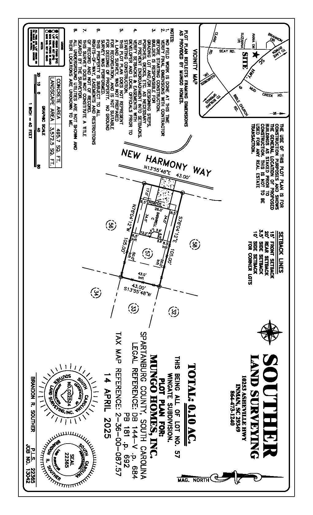 Inman, SC 29349,7242 New Harmony WAY