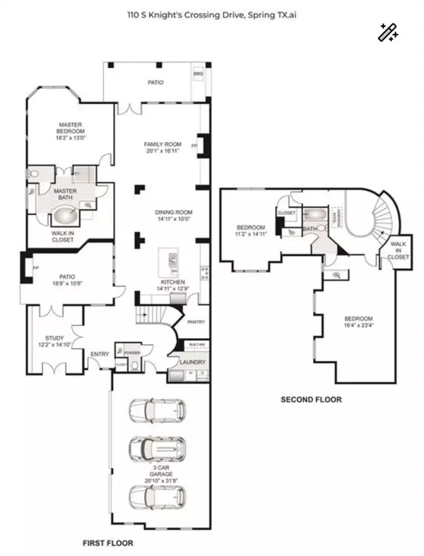 The Woodlands, TX 77382,110 S Knights Crossing DR