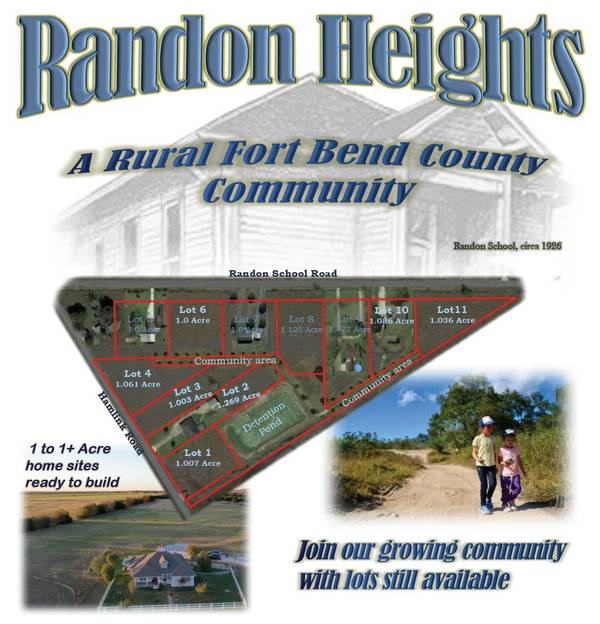 7611 Randon School RD,  Rosenberg,  TX 77417
