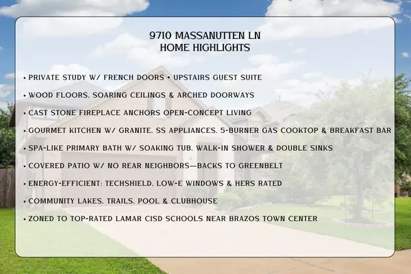 Richmond, TX 77469,9710 Massanutten LN