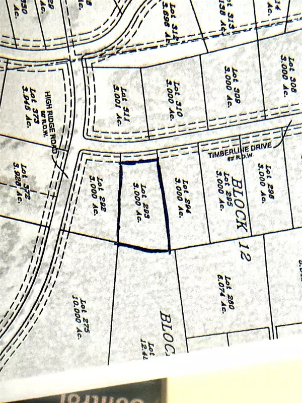 Hillister, TX 77624,LOT 293 TIMBERLINE DR