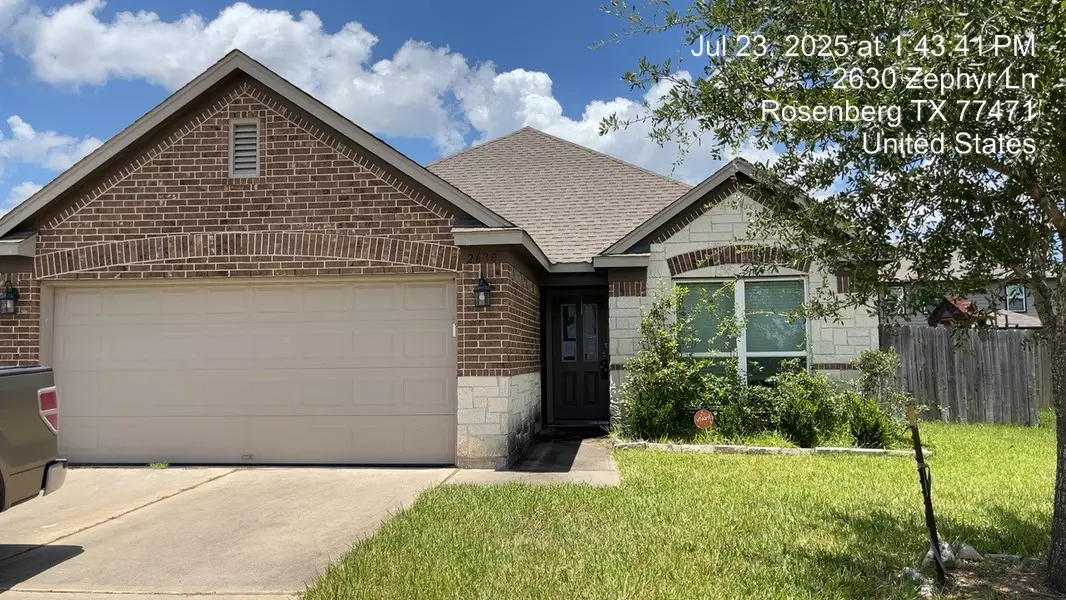2630 Zephyr LN, Rosenberg, TX 77471