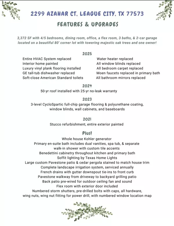 League City, TX 77573,2299 Azahar CT