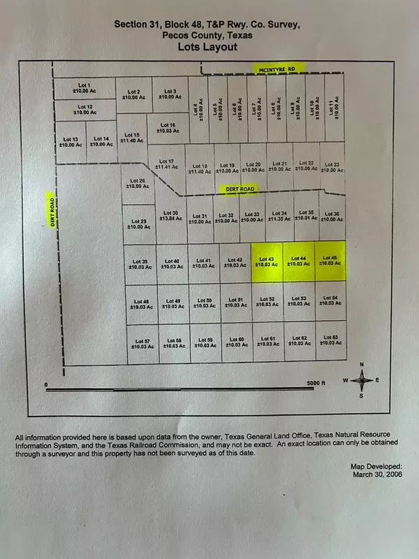 Coyanosa, TX 79730,0 Other