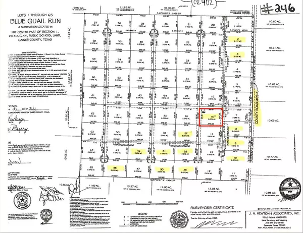 Seminole, TX 79360,LOT 15 BLUE QUAIL RUN LOT 15