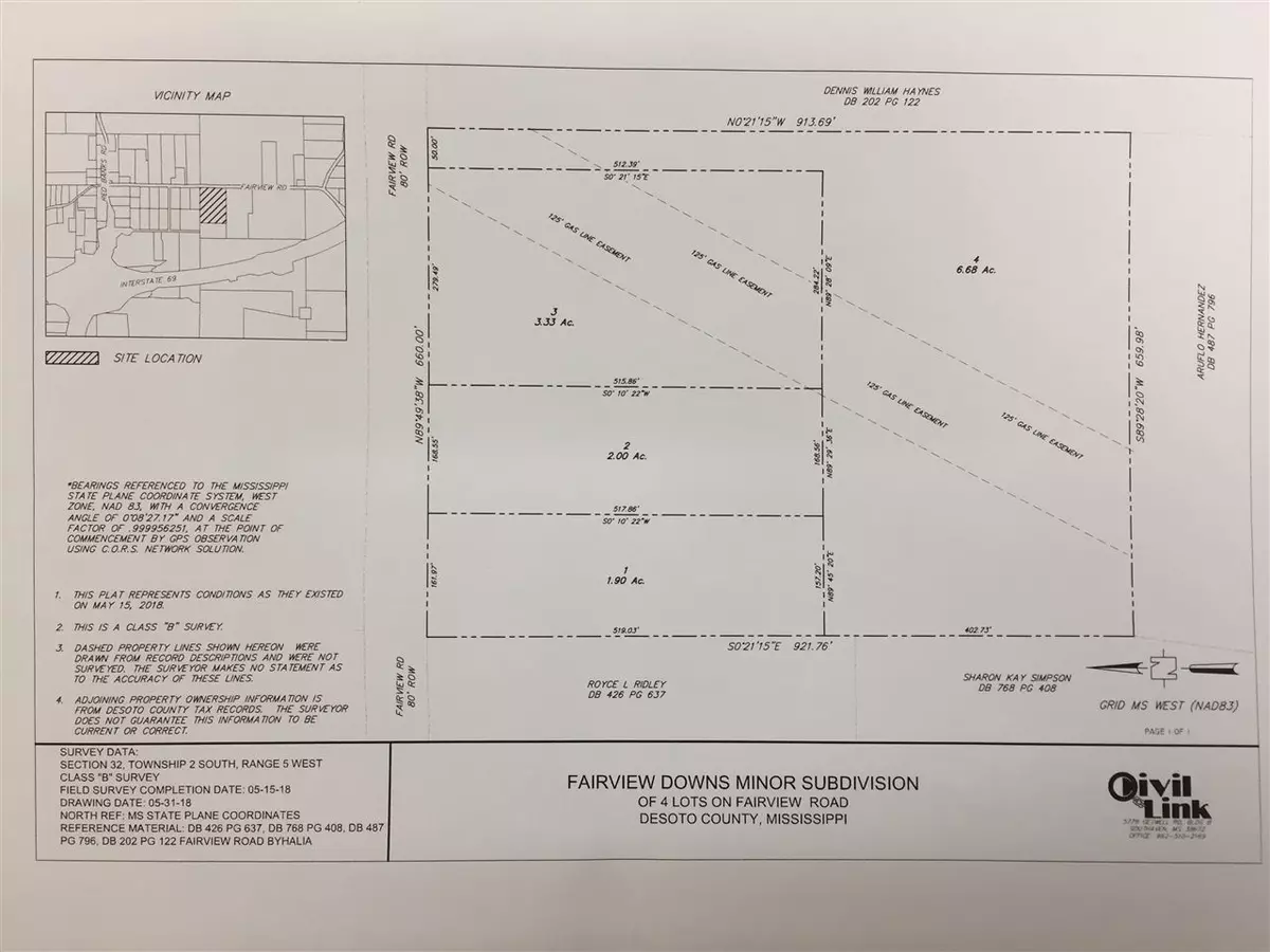 Byhalia, MS 38611,13541 FAIRVIEW RD E #lot 2