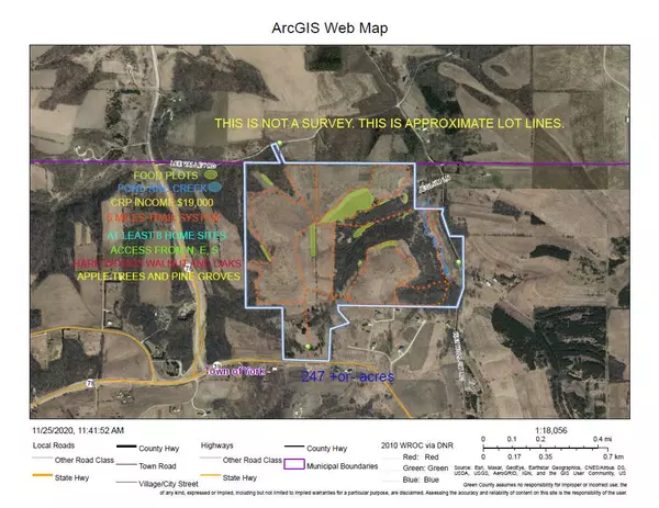 Blanchardville, WI 53516,247 Acres Hay Hollow Rd