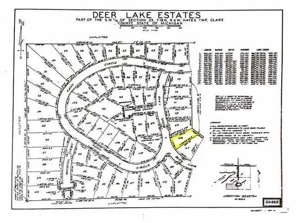 Harrison, MI 48625,Lot 68 BUCK LANE