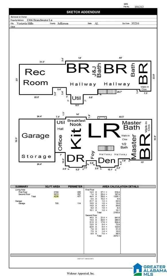 Vestavia Hills, AL 35216,1306 BRANCHWATER LN