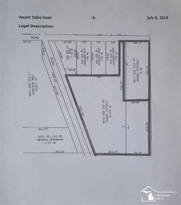 Maybee, MI 48159,0 Oelke Rd