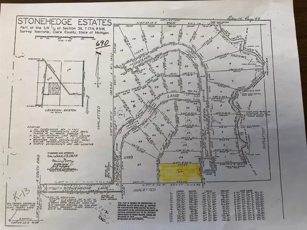 Farwell, MI 48622,Lot 37 STONEY CREEK DRIVE