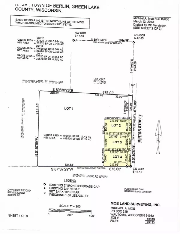 Berlin, WI 54923,.75 Ac 32nd Dr