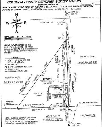 Fall River, WI 53932,Lot 1 & 2 Hemling Rd