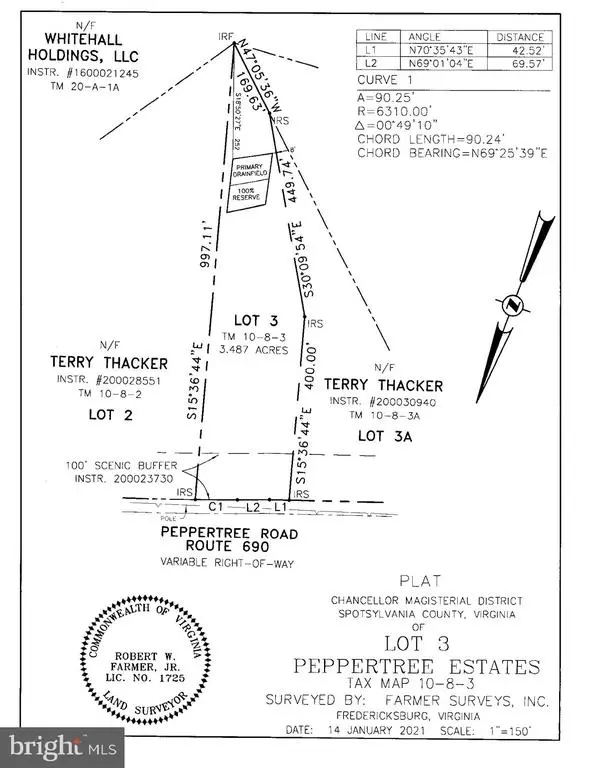 Spotsylvania, VA 22553,LOT 3 PEPPERTREE ESTATES PEPPERTREE RD